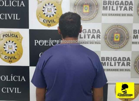 Polícia Civil e Brigada Militar prenderam elemento por tráfico de drogas