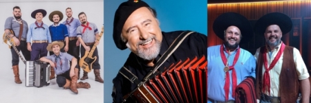 Gaúcho da Fronteira, César Oliveira e Rogério Melo e Tchê Guri são os shows confirmados para o 35º Reponte da Canção e 27º Pérola em Canto