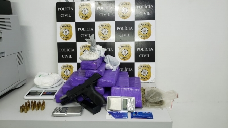 Polícia Civil de SLS cumpriu mandado de busca e apreensão por tráfico de drogas no Bairro Navegantes