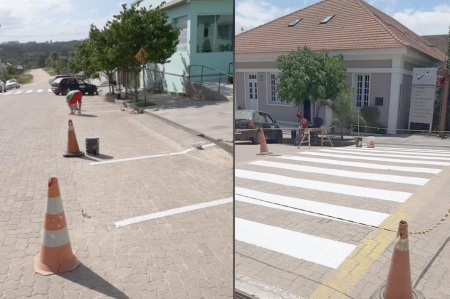 Centro de Saúde São João da Reserva tem nova sinalização vertical e horizontal