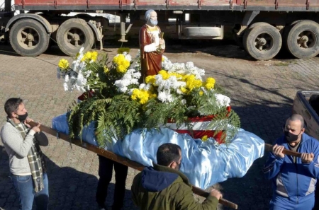 Procissão e celebração da 120ª Festa de São Pedro aconteceram na manhã deste domingo em São Lourenço do Sul
