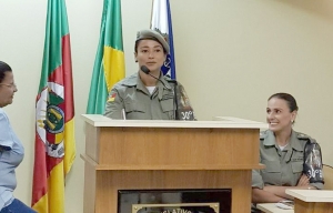 Brigada Militar de SLS recebe homenagem da Câmara Municipal