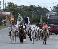 Cavalgada Cultural da Costa Doce chegou no último sábado em São Lourenço  do Sul