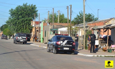 POLÍCIA CIVIL E BRIGADA MILITAR REALIZAM OPERAÇÃO EM SÃO LOURENÇO DO SUL