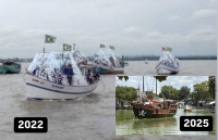 O que tem acontecido para a diminuição de barcos na procissão de Nossa Senhora de Navegantes