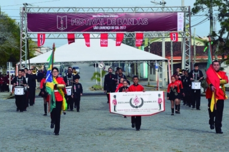 Definido o cronograma das apresentações do 29° Festival de Bandas de São Lourenço do Sul